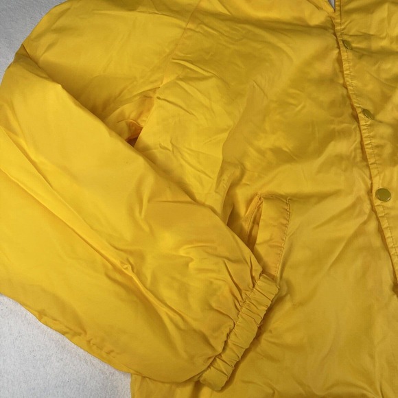 Coast Coast Paints Light Weight Jacket Men Sz L Yellow Hardware Store Vintage - Picture 3 of 13